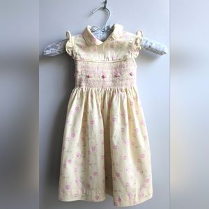 Laura Ashley Soft Corduroy Smocked Dress  Size 2T